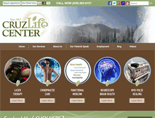 Tablet Screenshot of cruzlifecenter.com